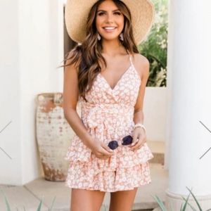 Pink Lily summer romper